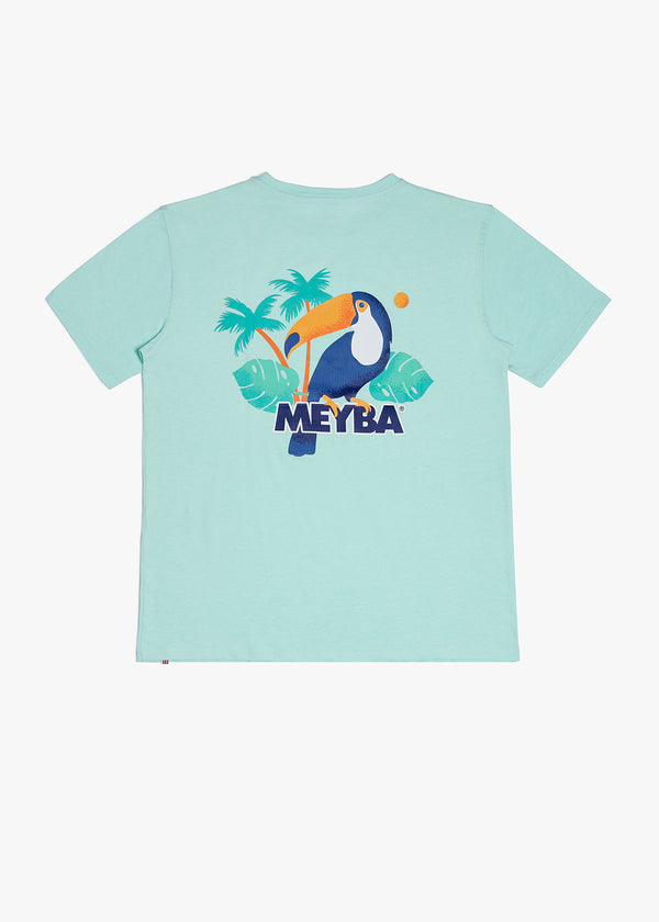 Camiseta Meyba dibujo Tropical